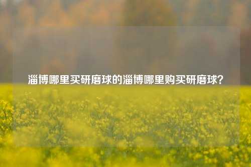 淄博哪里买研磨球的淄博哪里购买研磨球？